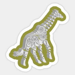 Giraffe 3D Sticker